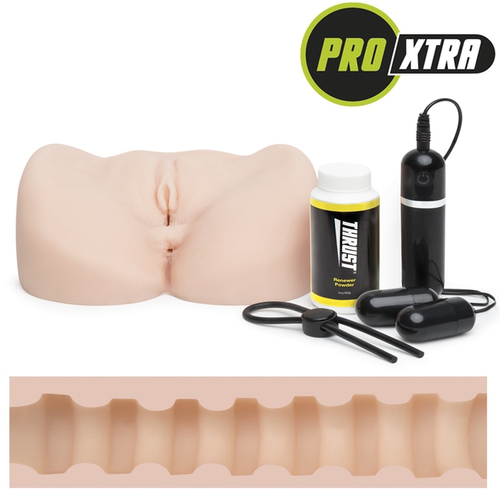 THRUST Pro Xtra Vibrating Cruise Control Male Masturbator Kit 1.6kg