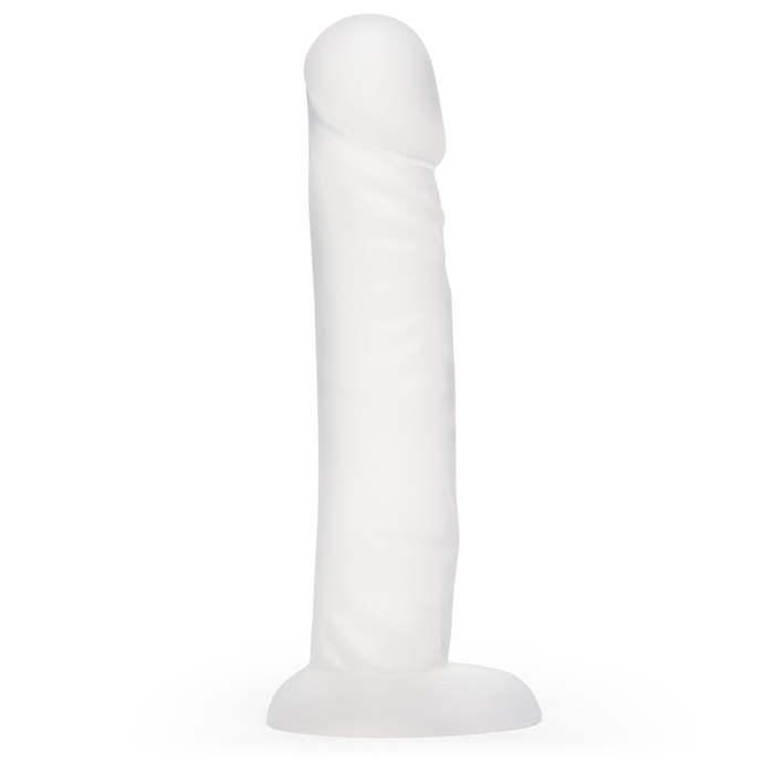 BASICS Clear Suction Cup Dildo 8 Inch