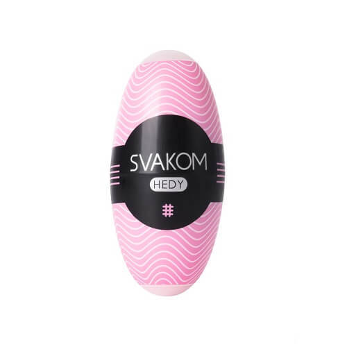 Svakom Hedy Reuseable Egg Style Male Masturbator - Pink