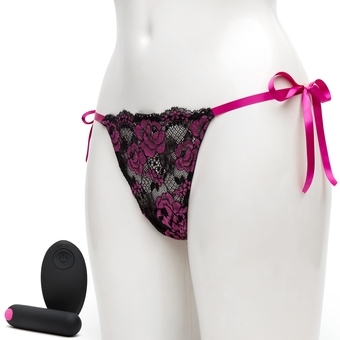 Secret Admirer Remote Control 10 Function Thong Vibrator